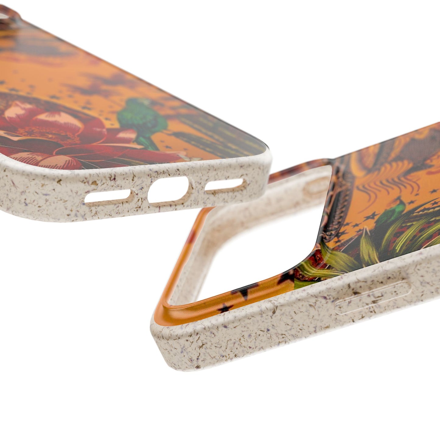 🌿 Fundas Biodegradables – Pintura de la Amazonía | Funda Ecológica para iPhone y Samsung
