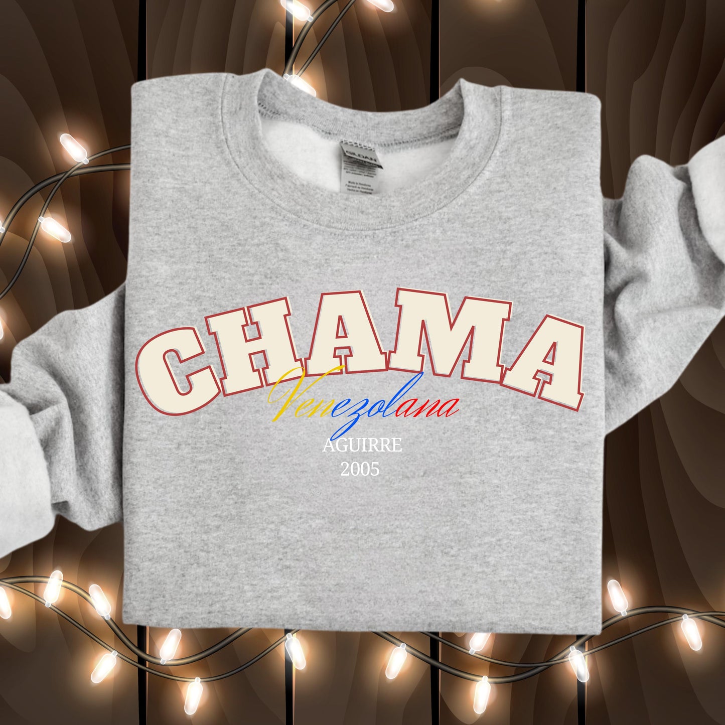 Sudadera personalizable Chama