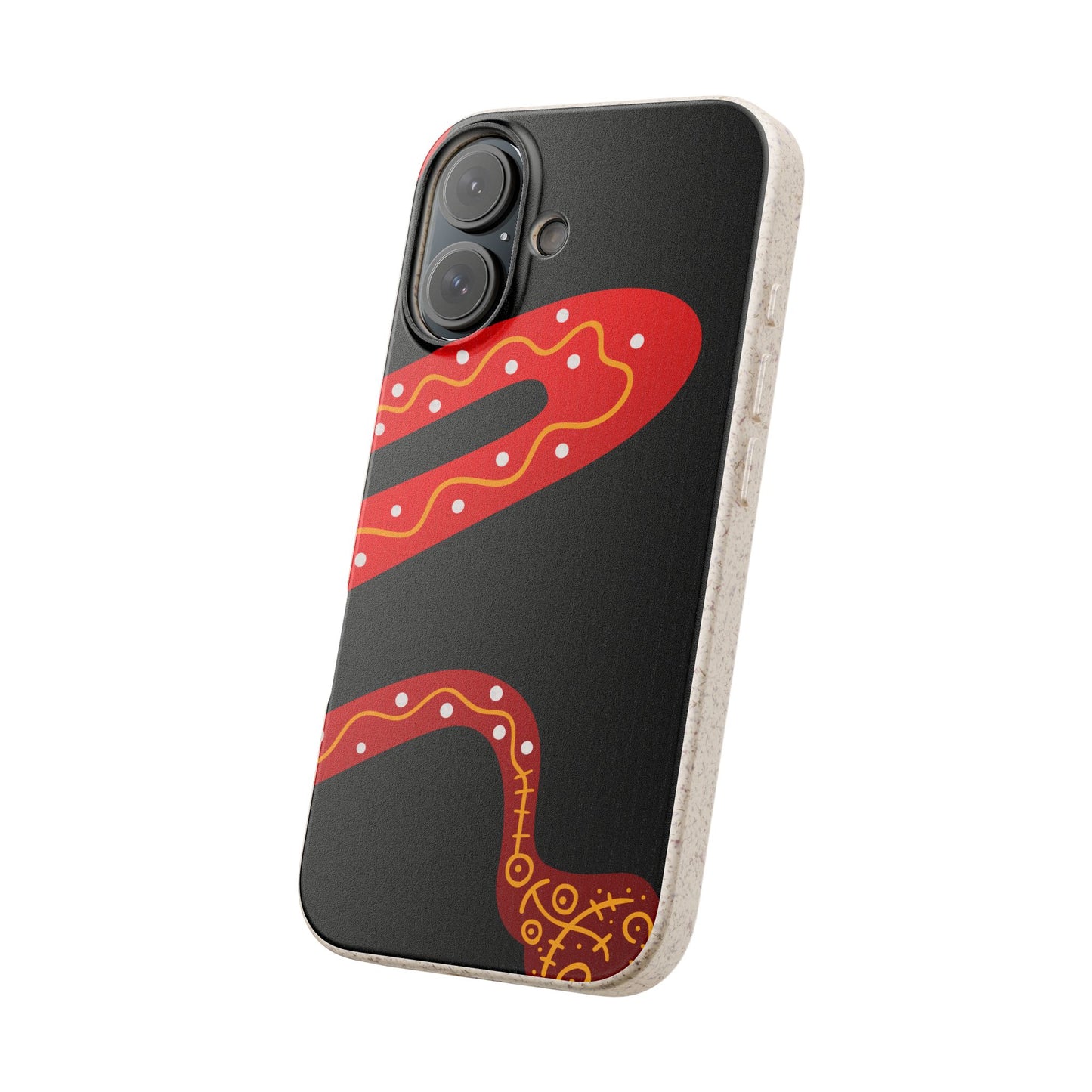 Funda de móvil biodegradable - Wiyu - "La serpiente emplumada" – Serie Amazonía