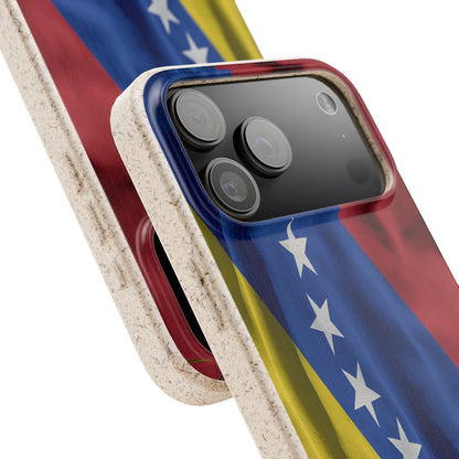 Funda Biodegradable | Bandera de Venezuela – 7 Estrellas | iPhone y Samsung