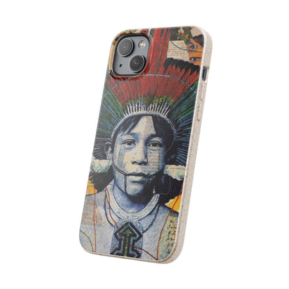 Fundas Biodegradables – collage de la Amazonía | Funda Ecológica para iPhone y Samsung