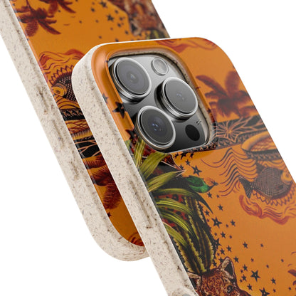 🌿 Fundas Biodegradables – Pintura de la Amazonía | Funda Ecológica para iPhone y Samsung