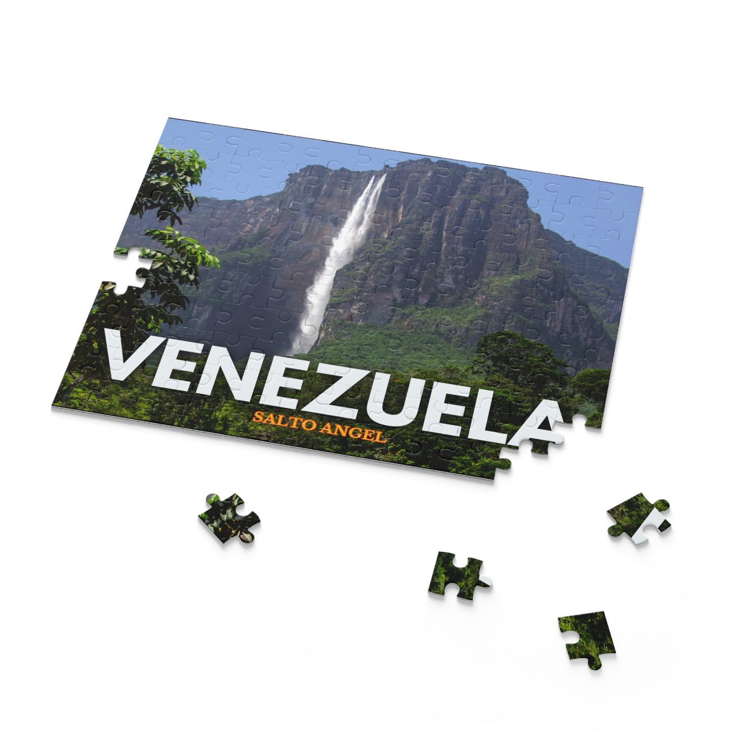 Rompecabezas Salto Ángel | Paisaje Natural de Venezuela (120, 252 o 500 Piezas)