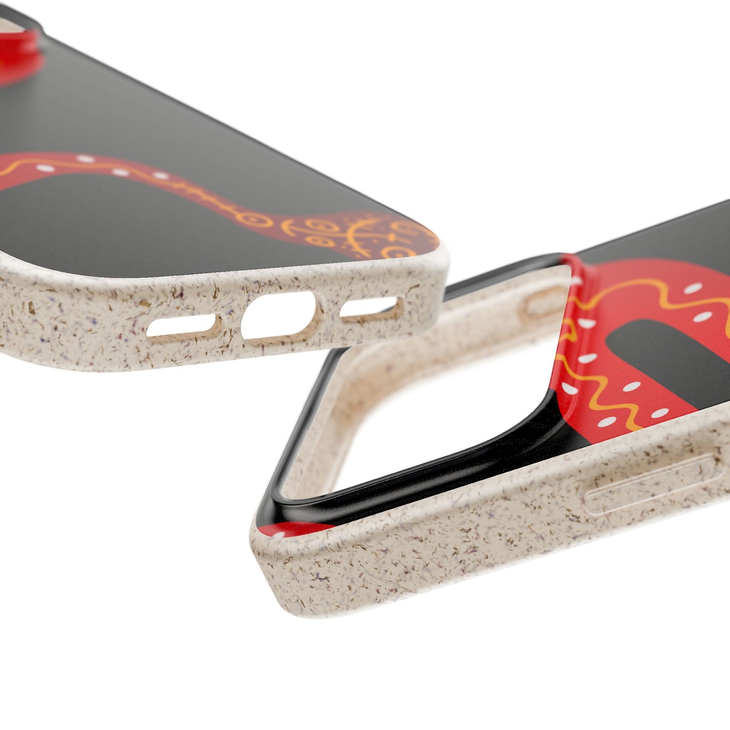 Funda de móvil biodegradable - Wiyu - "La serpiente emplumada" – Serie Amazonía
