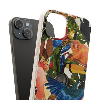 Funda Biodegradable | Pintura Aves de la Amazonía | iPhone y Samsung