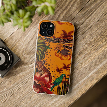 🌿 Fundas Biodegradables – Pintura de la Amazonía | Funda Ecológica para iPhone y Samsung