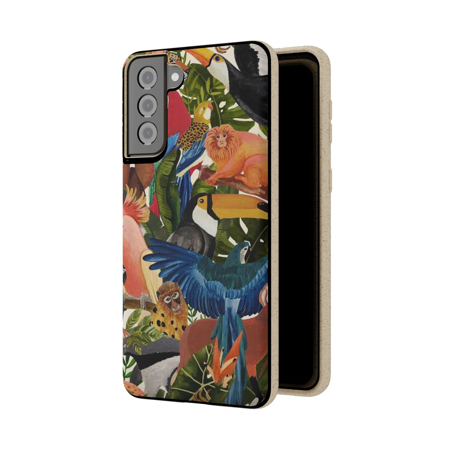 Funda Biodegradable | Pintura Aves de la Amazonía | iPhone y Samsung