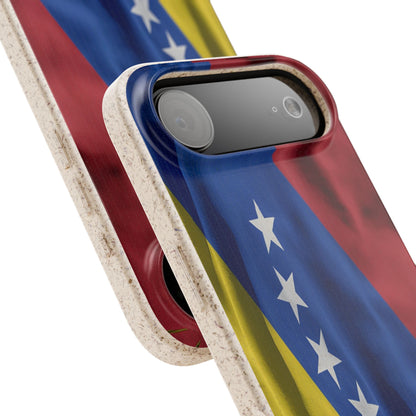 Funda Biodegradable | Bandera de Venezuela – 7 Estrellas | iPhone y Samsung