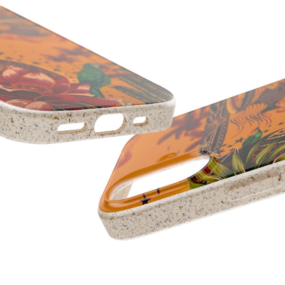 🌿 Fundas Biodegradables – Pintura de la Amazonía | Funda Ecológica para iPhone y Samsung