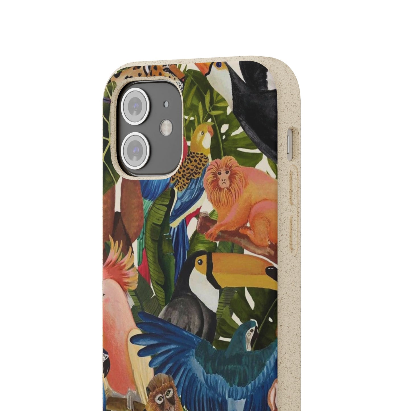 Funda Biodegradable | Pintura Aves de la Amazonía | iPhone y Samsung
