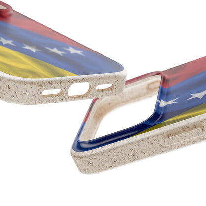 Funda Biodegradable | Bandera de Venezuela – 7 Estrellas | iPhone y Samsung
