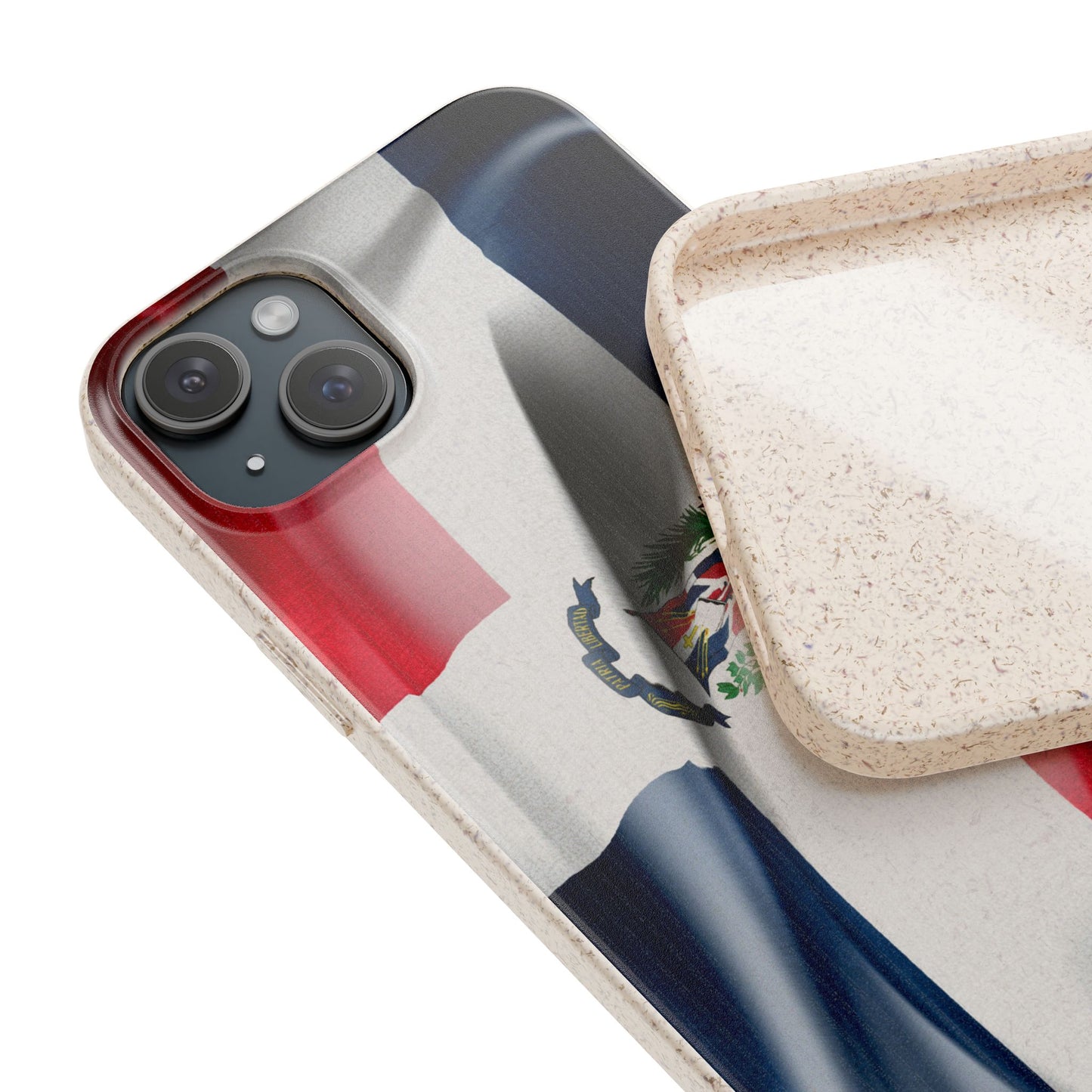 Funda Biodegradable | Bandera República Dominicana 🇩🇴 | iPhone y Samsung