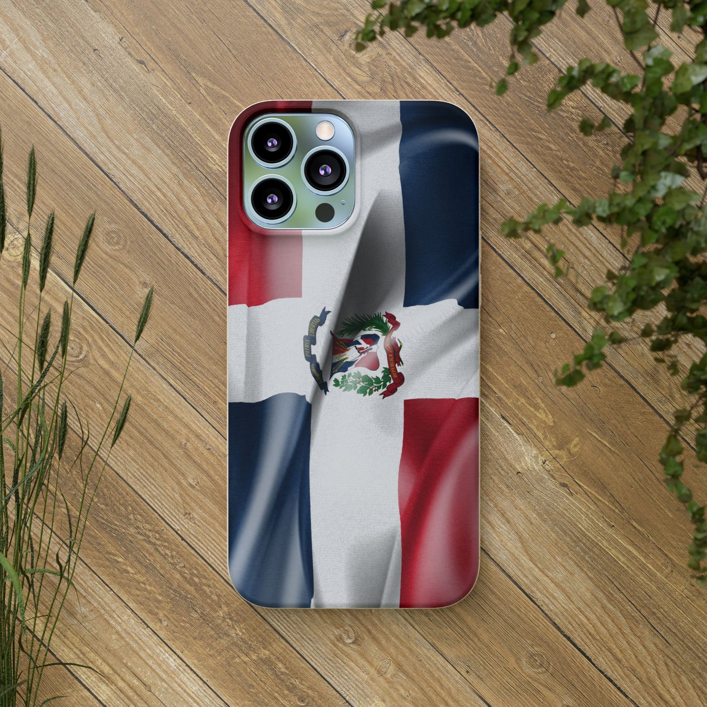 Funda Biodegradable | Bandera República Dominicana 🇩🇴 | iPhone y Samsung