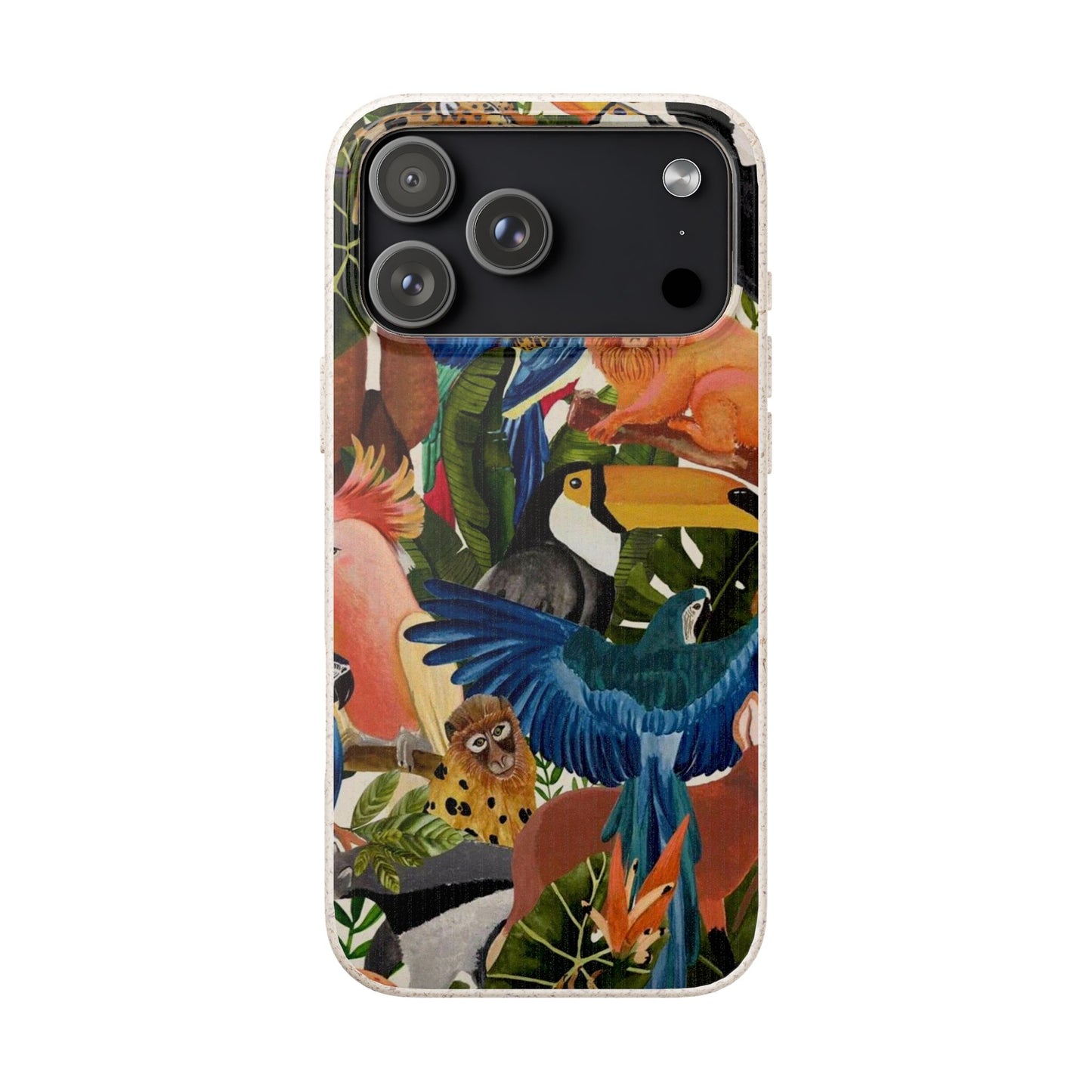 Funda Biodegradable | Pintura Aves de la Amazonía | iPhone y Samsung