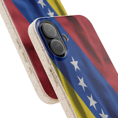 Funda Biodegradable | Bandera de Venezuela – 7 Estrellas | iPhone y Samsung