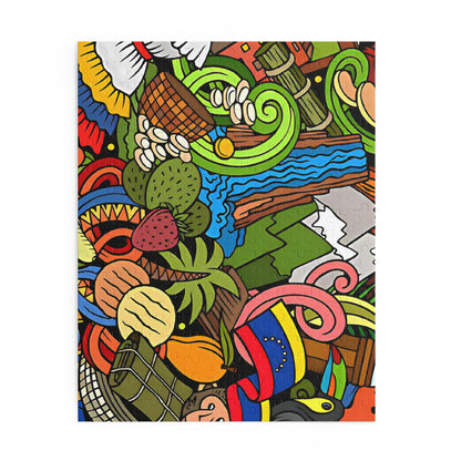 Puzzle Artístico de Venezuela | Rompecabezas Cultural Venezolano de 120, 252 y 500 Piezas