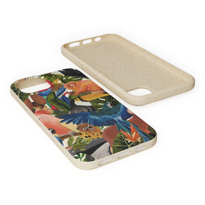 Funda Biodegradable | Pintura Aves de la Amazonía | iPhone y Samsung