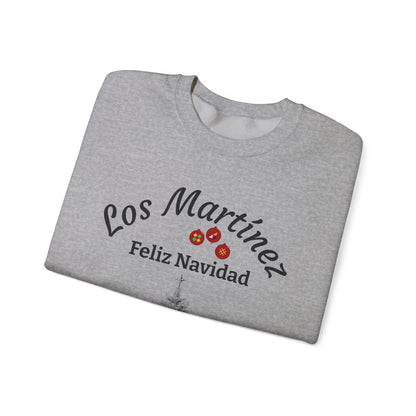 Sudadera Navideña Personalizada — Con tu mensaje y nombre