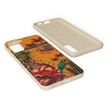 🌿 Fundas Biodegradables – Pintura de la Amazonía | Funda Ecológica para iPhone y Samsung