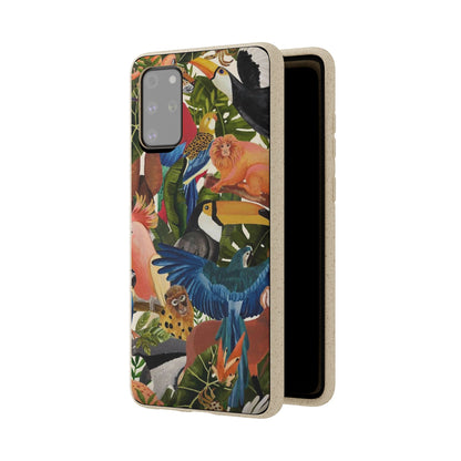 Funda Biodegradable | Pintura Aves de la Amazonía | iPhone y Samsung