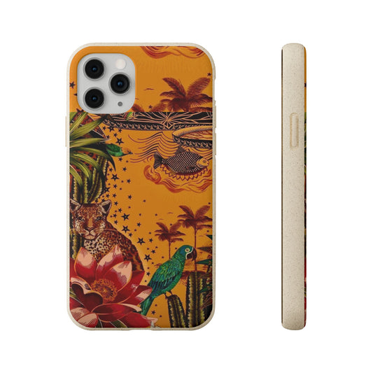 🌿 Fundas Biodegradables – Pintura de la Amazonía | Funda Ecológica para iPhone y Samsung