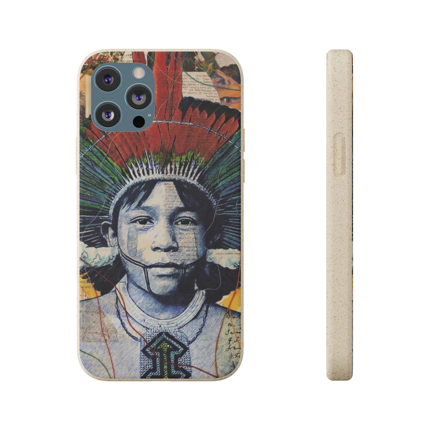 Fundas Biodegradables – collage de la Amazonía | Funda Ecológica para iPhone y Samsung