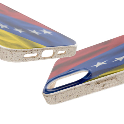 Funda Biodegradable | Bandera de Venezuela – 7 Estrellas | iPhone y Samsung