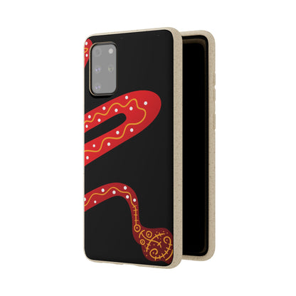 Funda de móvil biodegradable - Wiyu - "La serpiente emplumada" – Serie Amazonía
