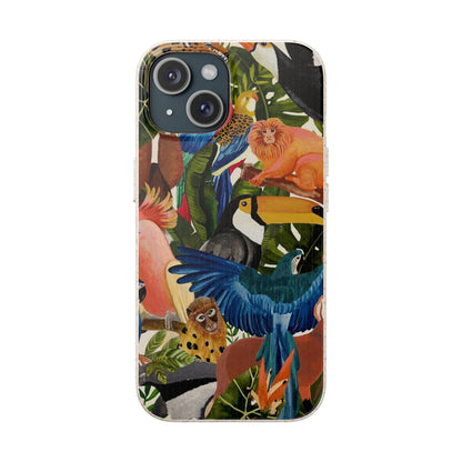 Funda Biodegradable | Pintura Aves de la Amazonía | iPhone y Samsung