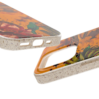 🌿 Fundas Biodegradables – Pintura de la Amazonía | Funda Ecológica para iPhone y Samsung