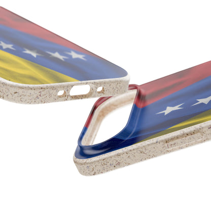 Funda Biodegradable | Bandera de Venezuela – 7 Estrellas | iPhone y Samsung
