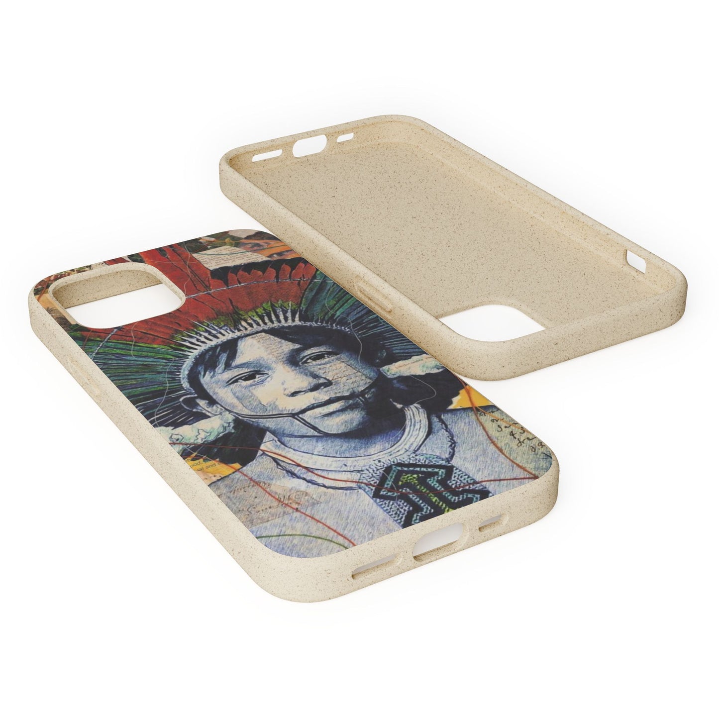 Fundas Biodegradables – collage de la Amazonía | Funda Ecológica para iPhone y Samsung