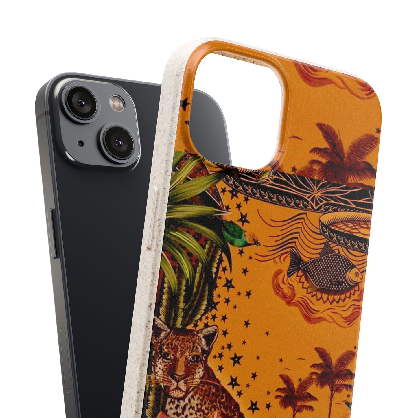 🌿 Fundas Biodegradables – Pintura de la Amazonía | Funda Ecológica para iPhone y Samsung