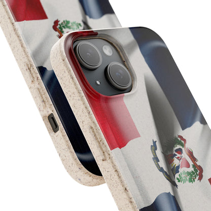 Funda Biodegradable | Bandera República Dominicana 🇩🇴 | iPhone y Samsung