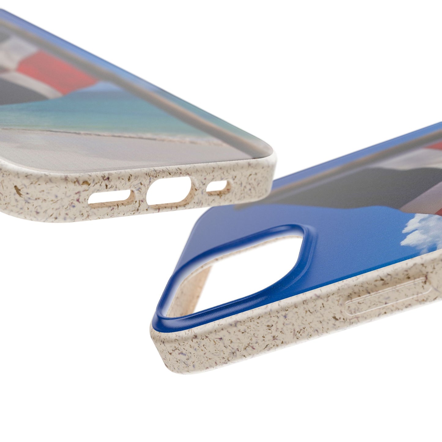 Funda Biodegradable | Bandera de RD en la Playa 🇩🇴 | iPhone y Samsung