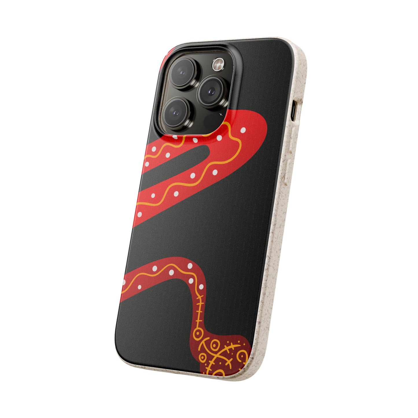 Funda de móvil biodegradable - Wiyu - "La serpiente emplumada" – Serie Amazonía