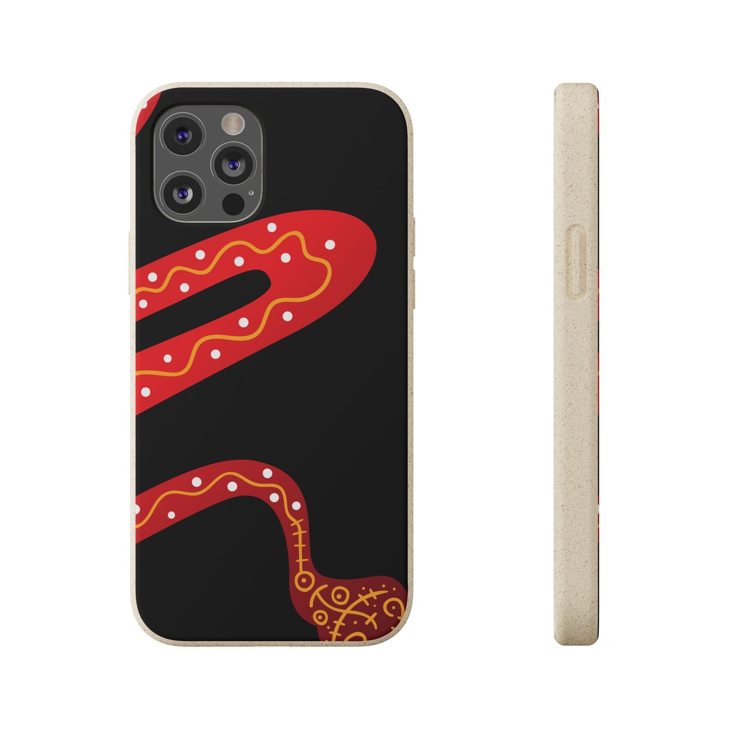 Funda de móvil biodegradable - Wiyu - "La serpiente emplumada" – Serie Amazonía