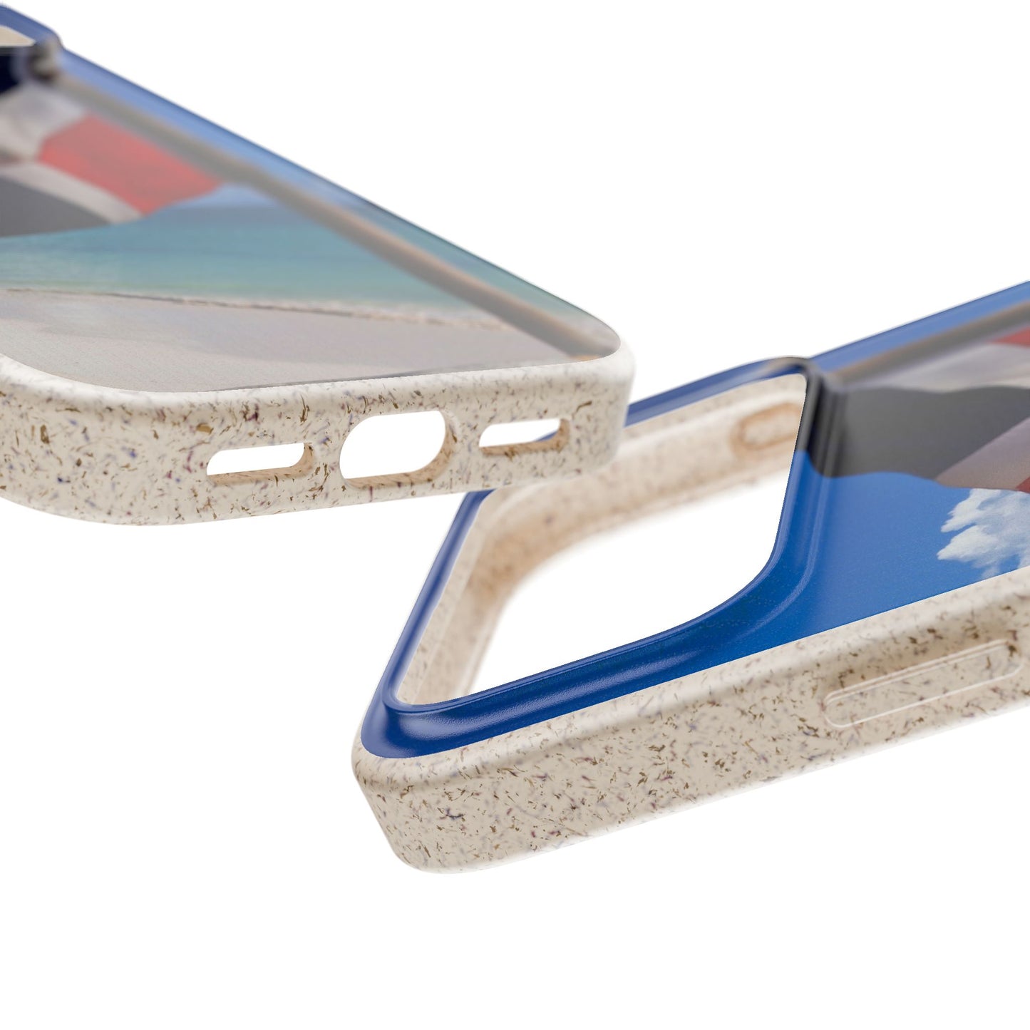 Funda Biodegradable | Bandera de RD en la Playa 🇩🇴 | iPhone y Samsung