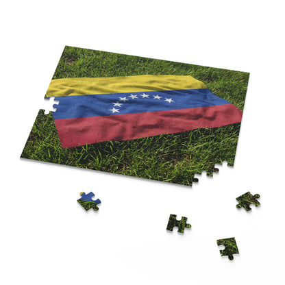 🧩 Rompecabezas Bandera de Venezuela | Puzzle "Seremos Libres" (120, 252 o 500 Piezas)