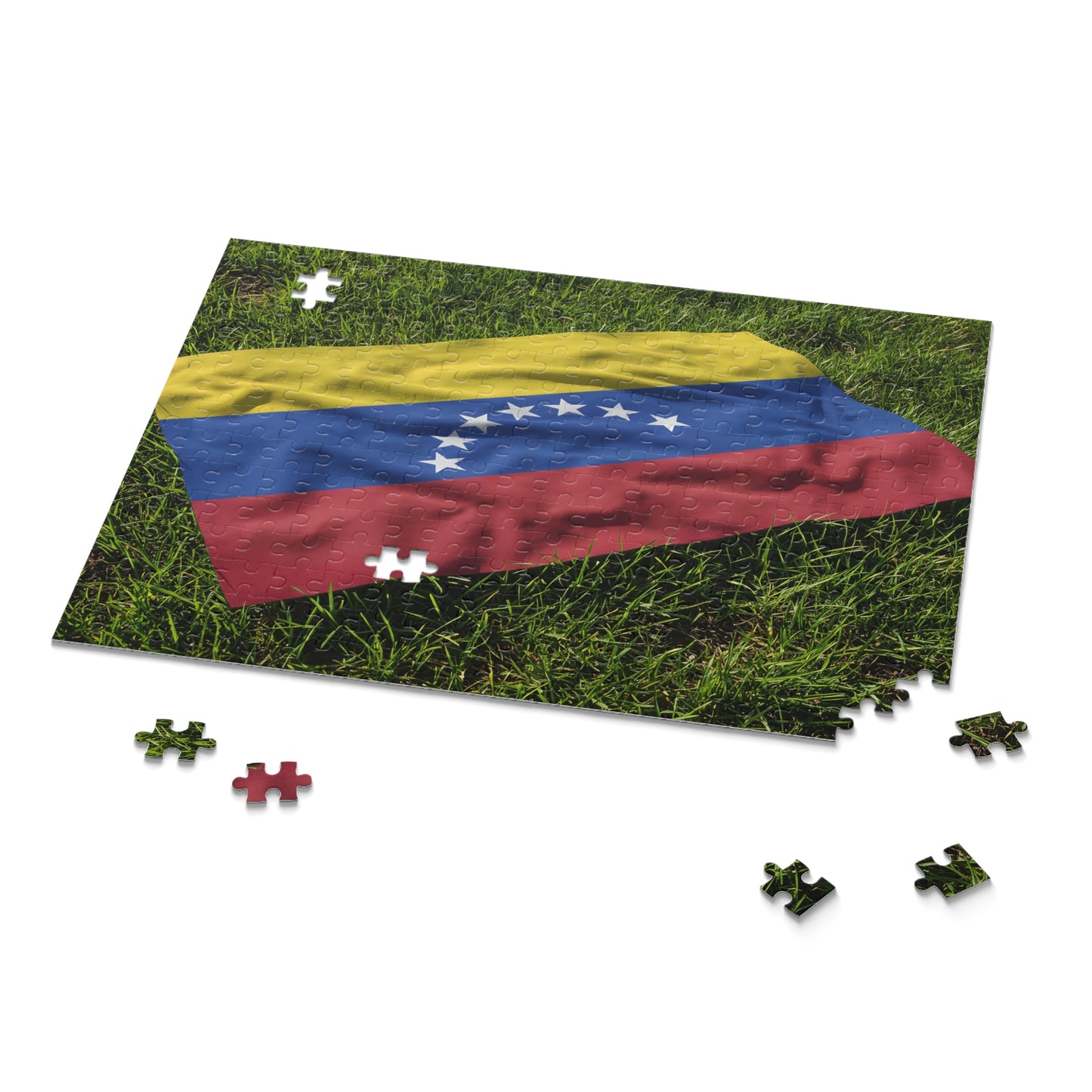 🧩 Rompecabezas Bandera de Venezuela | Puzzle "Seremos Libres" (120, 252 o 500 Piezas)