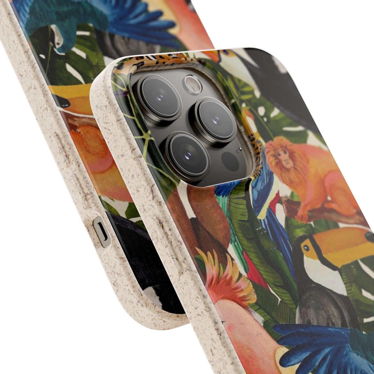 Funda Biodegradable | Pintura Aves de la Amazonía | iPhone y Samsung