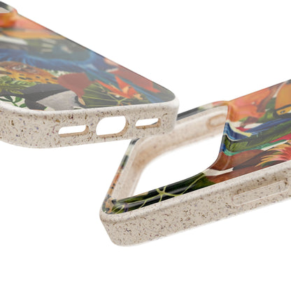 Funda Biodegradable | Pintura Aves de la Amazonía | iPhone y Samsung