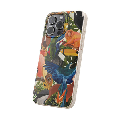 Funda Biodegradable | Pintura Aves de la Amazonía | iPhone y Samsung