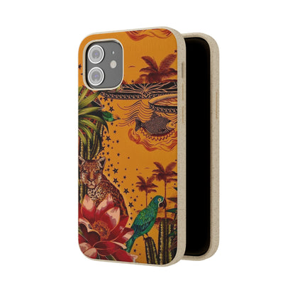 🌿 Fundas Biodegradables – Pintura de la Amazonía | Funda Ecológica para iPhone y Samsung
