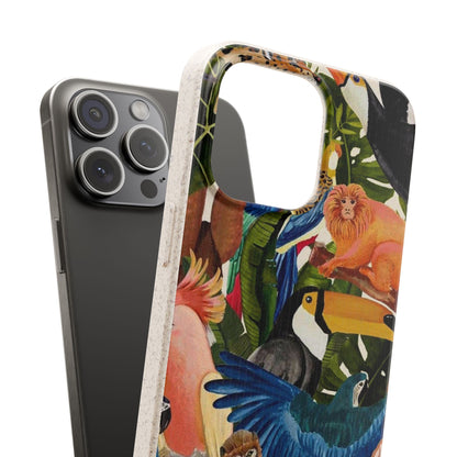 Funda Biodegradable | Pintura Aves de la Amazonía | iPhone y Samsung