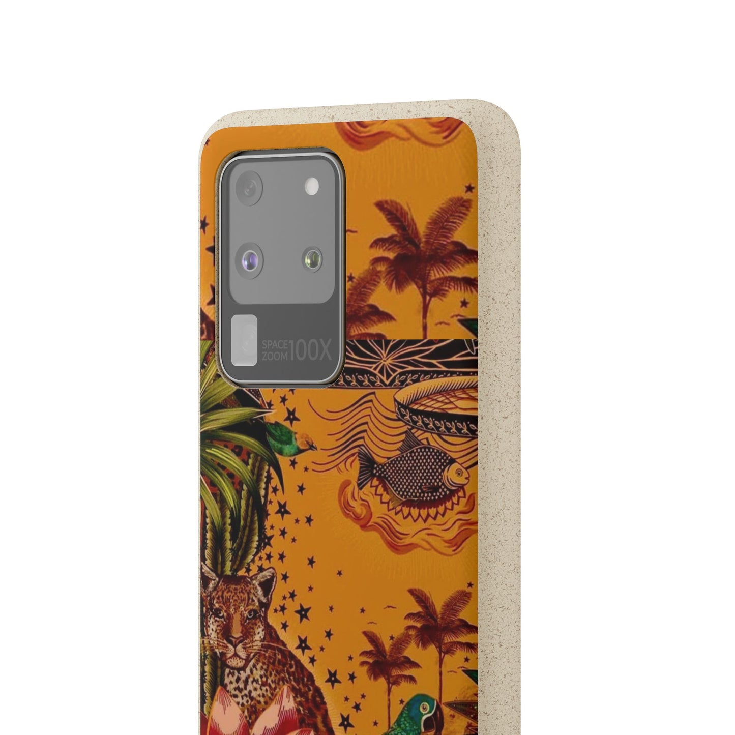 🌿 Fundas Biodegradables – Pintura de la Amazonía | Funda Ecológica para iPhone y Samsung