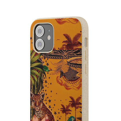 🌿 Fundas Biodegradables – Pintura de la Amazonía | Funda Ecológica para iPhone y Samsung