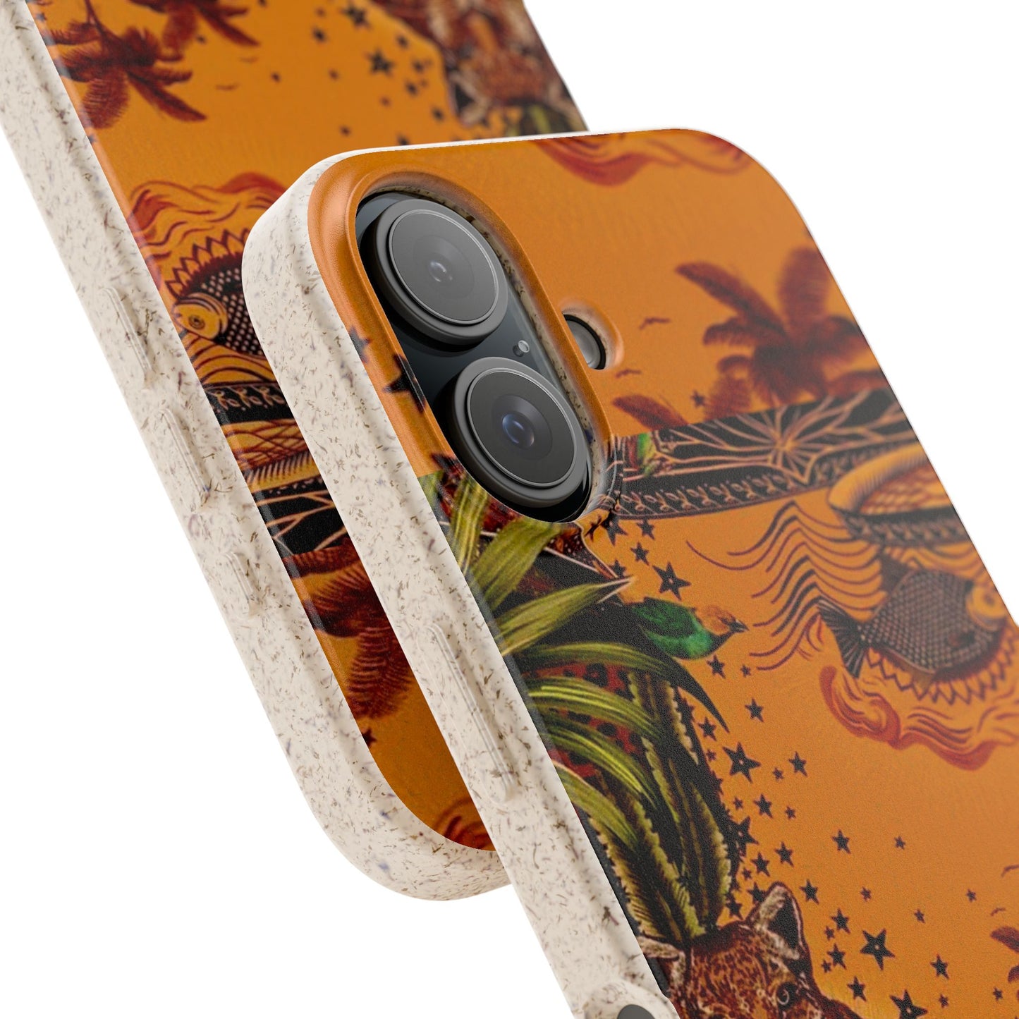 🌿 Fundas Biodegradables – Pintura de la Amazonía | Funda Ecológica para iPhone y Samsung