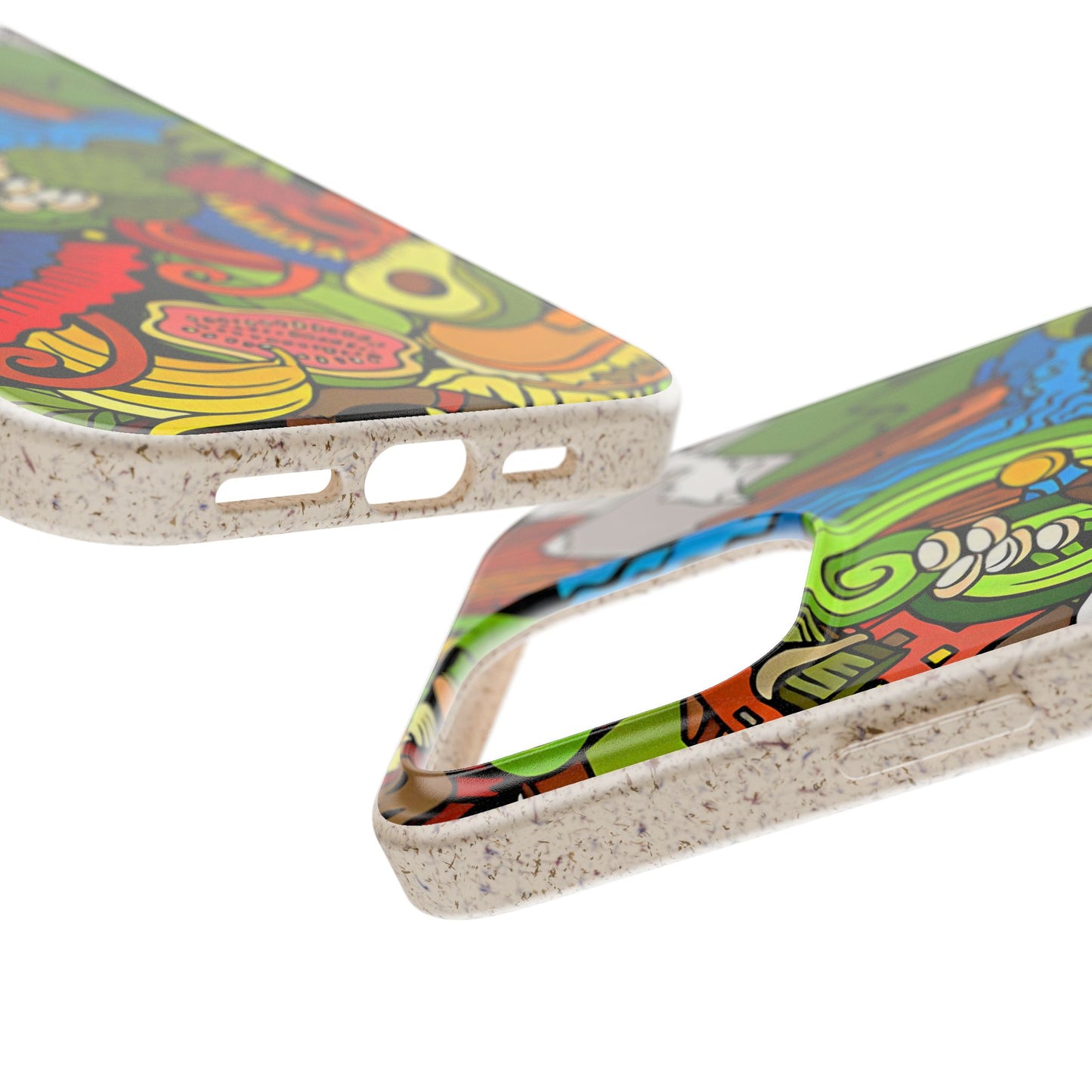 Funda Biodegradable | Dibujo Doodle cosas típicas de Venezuela | iPhone y Samsung