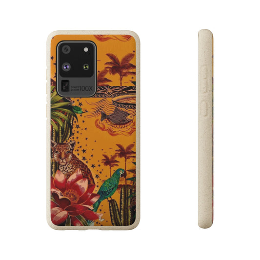 🌿 Fundas Biodegradables – Pintura de la Amazonía | Funda Ecológica para iPhone y Samsung